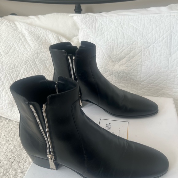 Balmain Chelsea style ankle boots with zipper on both sides. - Picture 4 of 10